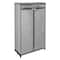 Honey Can Do 36" Gray Double Door Portable Wardrobe Closet